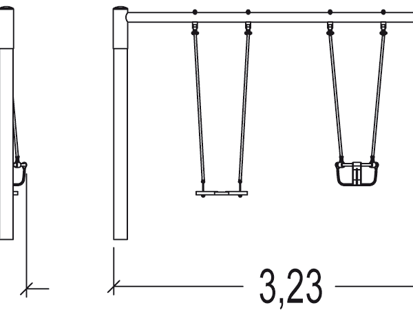 Huśtawka 2m - J484